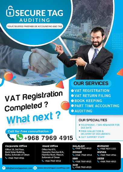 Securetag Auditing Office - Oman|Muscat 112|Al Zahra furniture Building