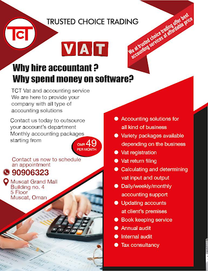 TCT Vat and Accounting services - Oman|119|muscat grand mall bowsher muscat OM