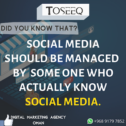 Toseeq | Digital Marketing - Salalah - +968 9179 7852