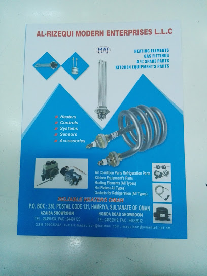 AL RIZEQUI MODERN ENTERPRISES مؤسسة الرزيقي الحديثة - Oman|131|Azaiba مسقطMuscat OM