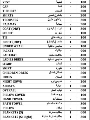 Al Badr Al Moneer Laundry - Nizwa - +968 9272 2812